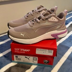 Puma Supertec Quail Lavendar Fog Sneakers, Brand New, Women’s Size 6.5